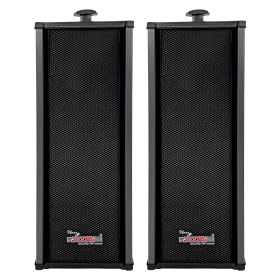 5 CORE Outdoor Speakers Pair Stereo in Wall Speaker 100W Peak Passive Mount Wired Waterproof Patio House Garage Indoor Exterior Audio System Boci